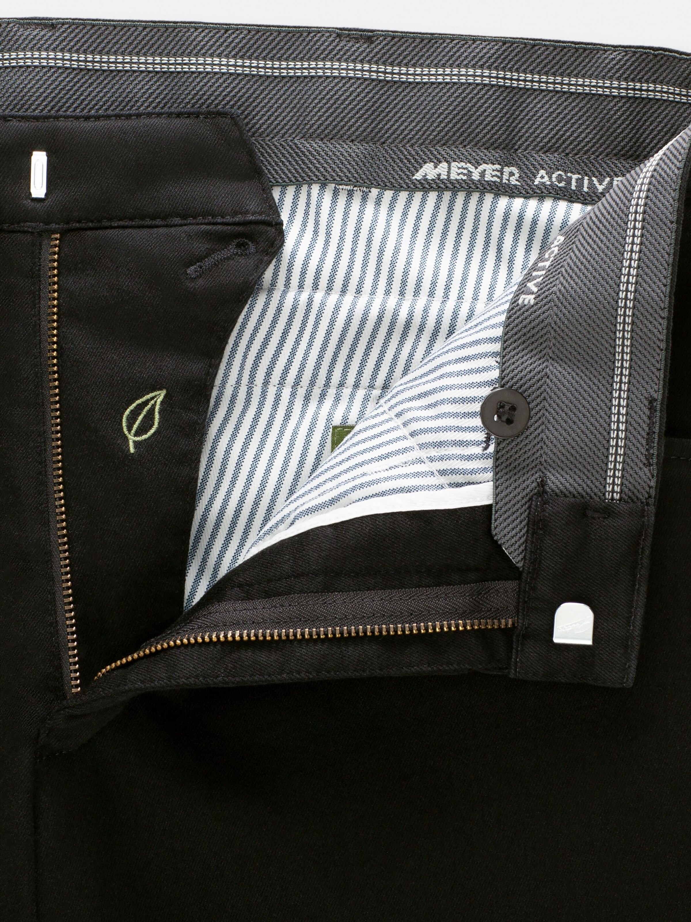 MEYER Regular Chino in Zwart