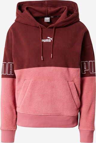 PUMA - Sweatshirt de desporto em roxo: frente