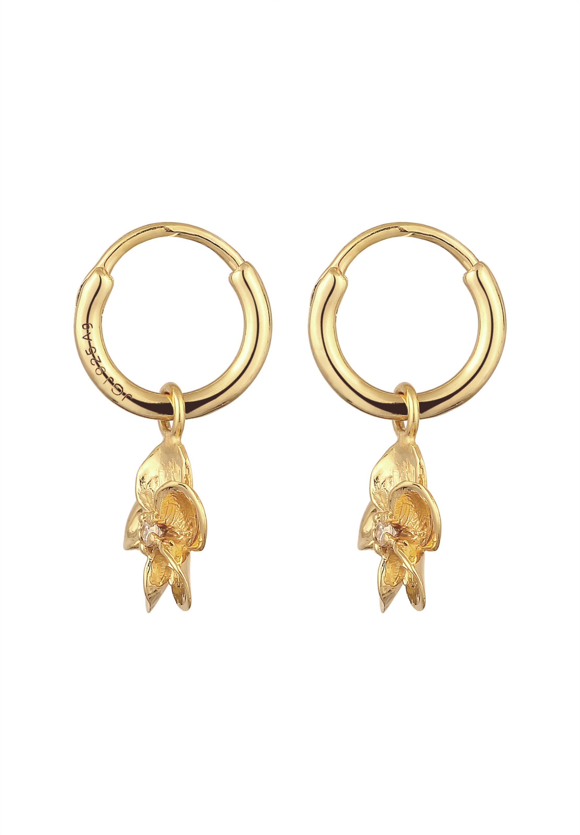 ELLI Ohrringe 'Frangipani' in Gold