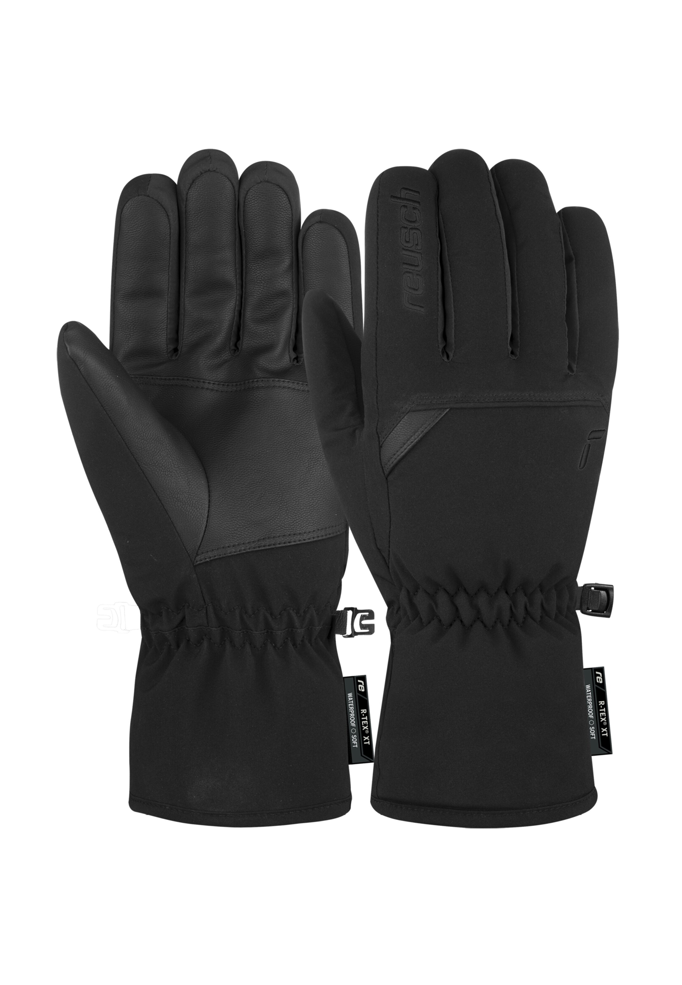 REUSCH Athletic Gloves 'Elon' in Black: front