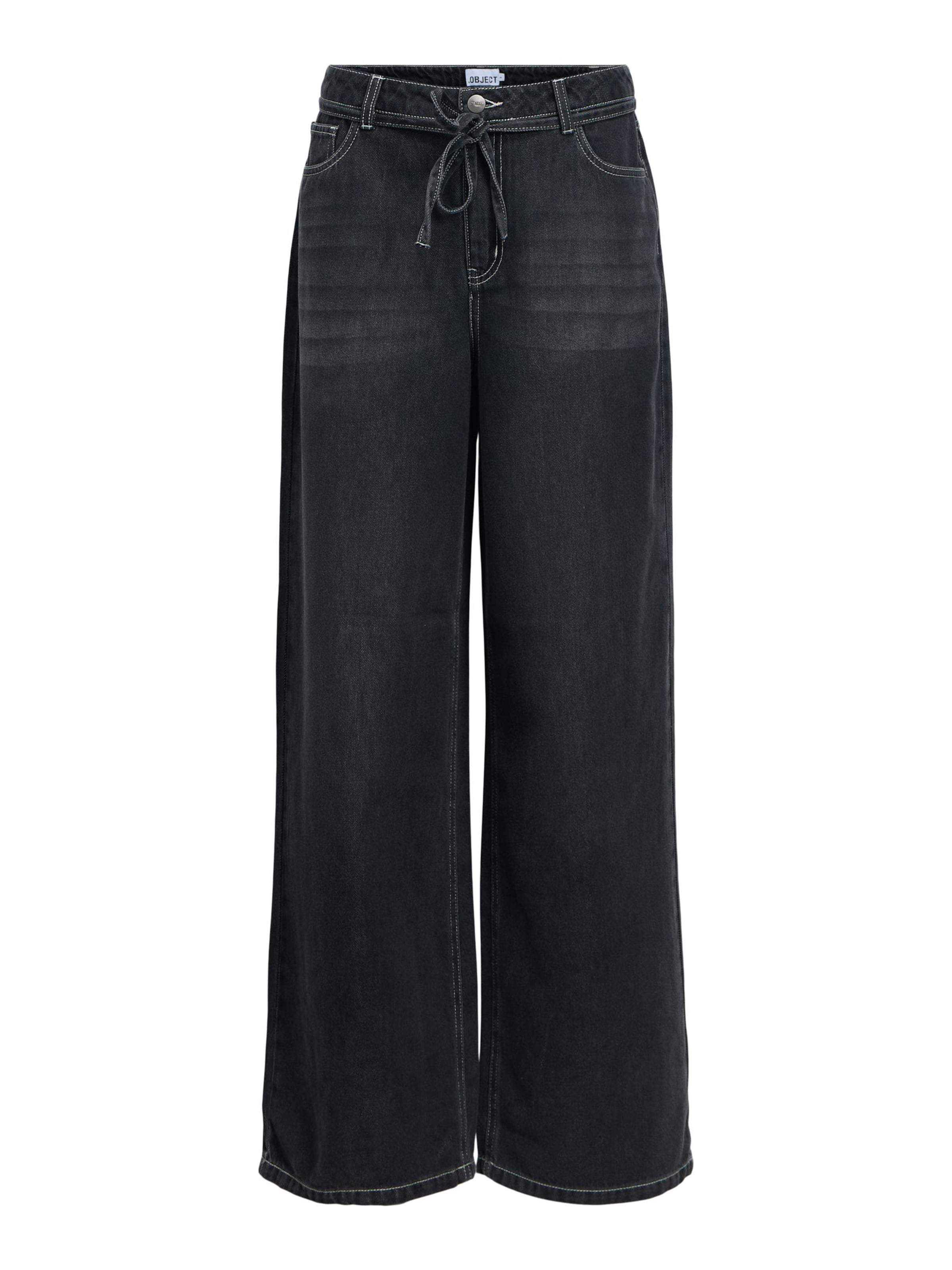 OBJECT Jeans in Black: front