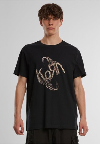 T-Shirt 'Korn Skull Hands' Merchcode en noir : devant