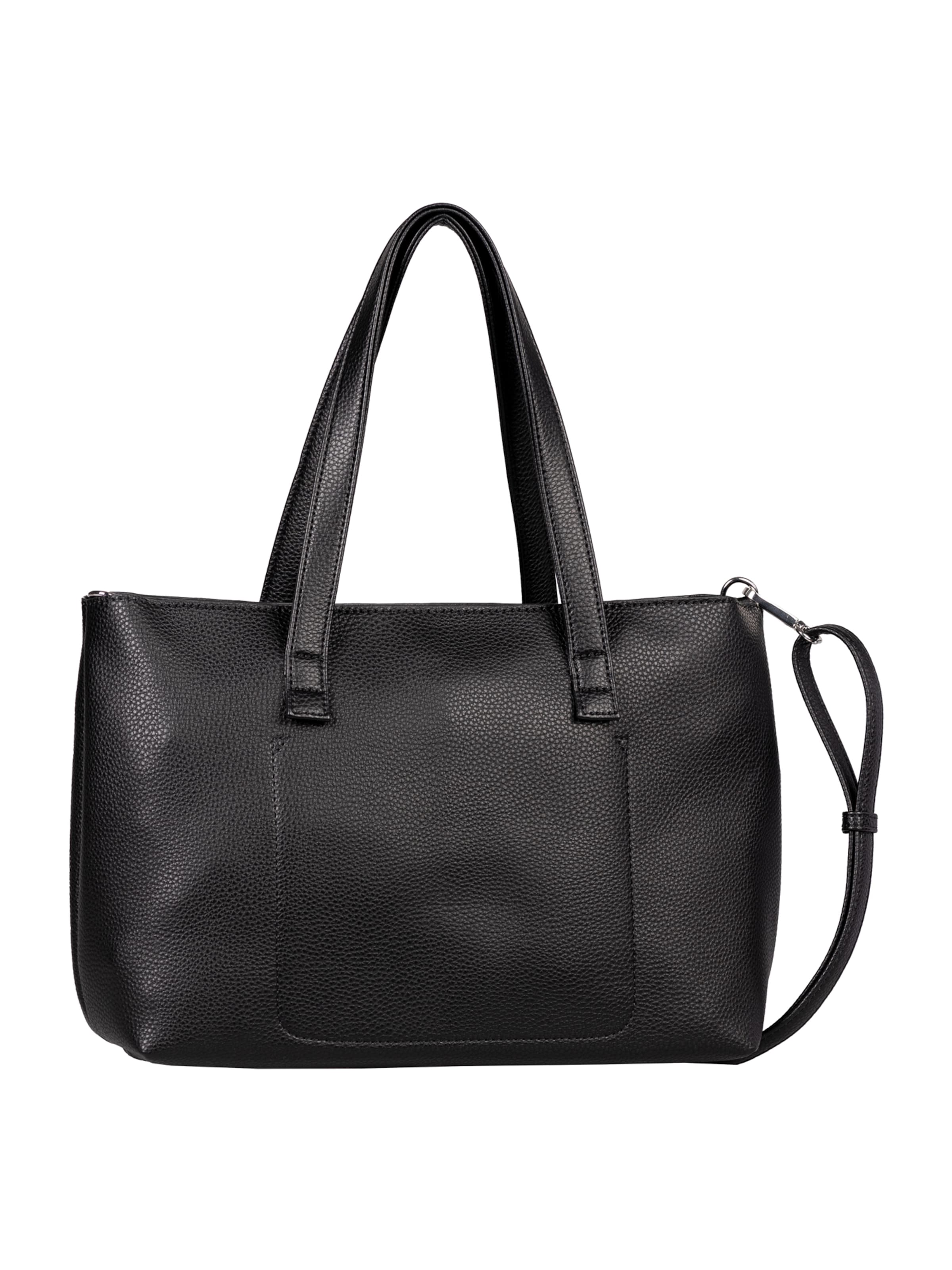 TOM TAILOR Shopper 'Elis' in Black: front