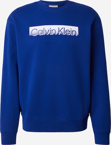 Calvin Klein Mikina - Modrá: predná strana