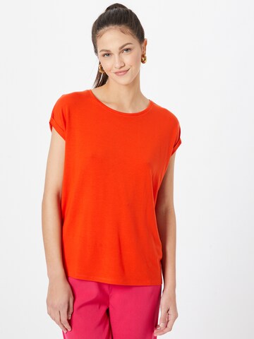 T-shirt 'AVA ' VERO MODA en rouge : devant