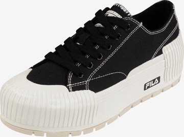 FILA - Zapatillas deportivas bajas en negro: frente