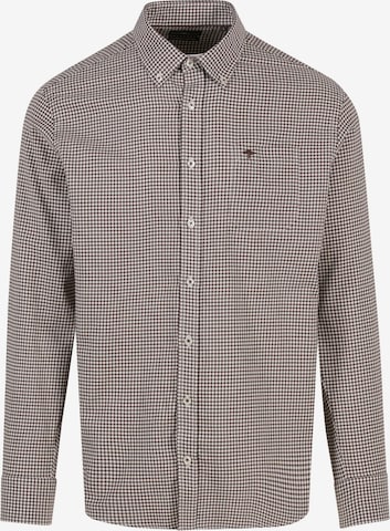 ruda FYNCH-HATTON Standartinis modelis Marškiniai 'Vichy Check': priekis