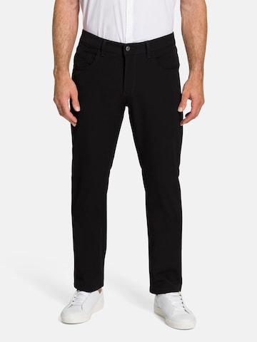Pioneer Authentic Jeans Regular Hose 'Rando' in Schwarz: Vorderseite