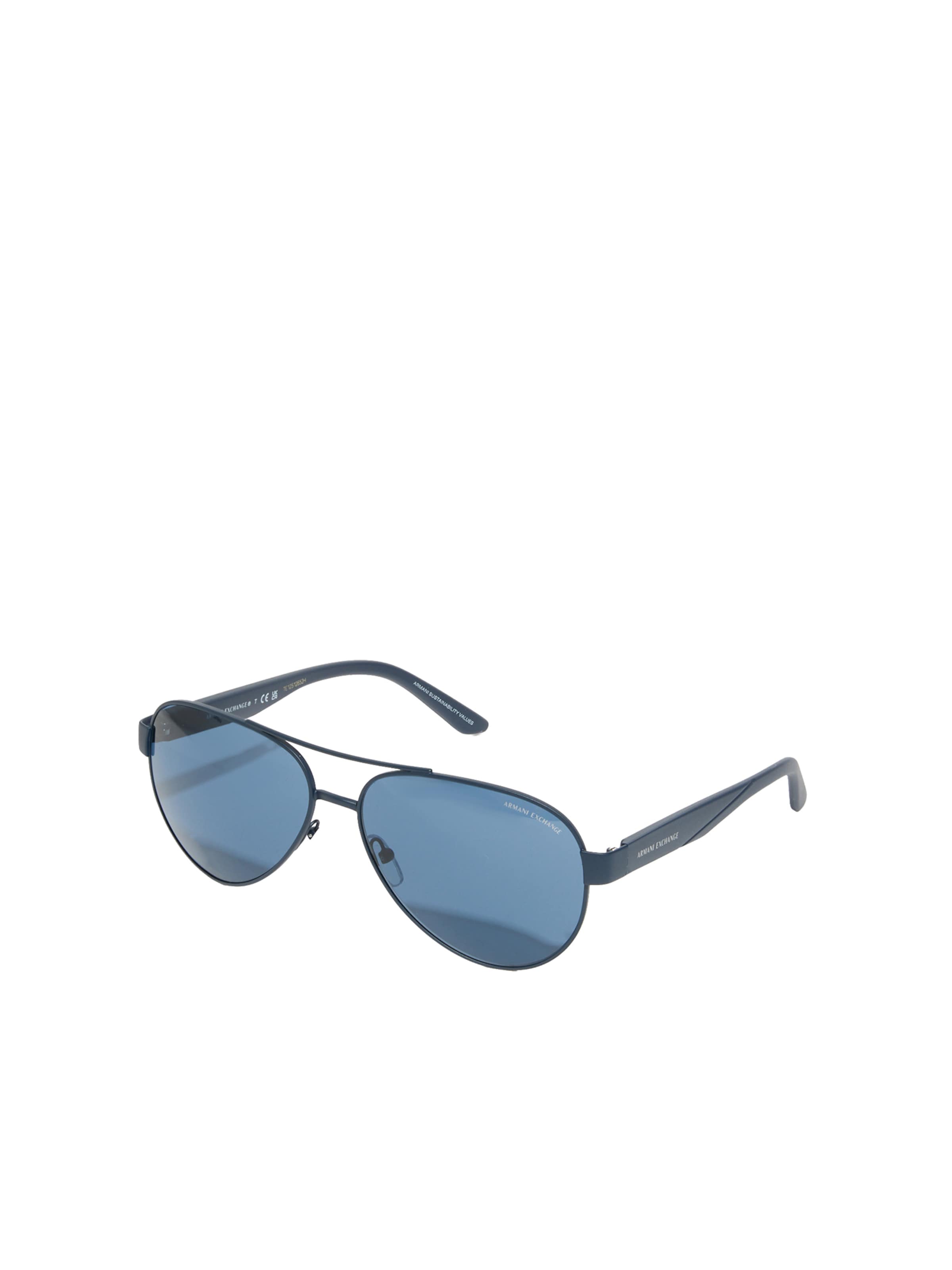 ARMANI EXCHANGE Zonnebril '0AX2034S' in Blauw: voorkant