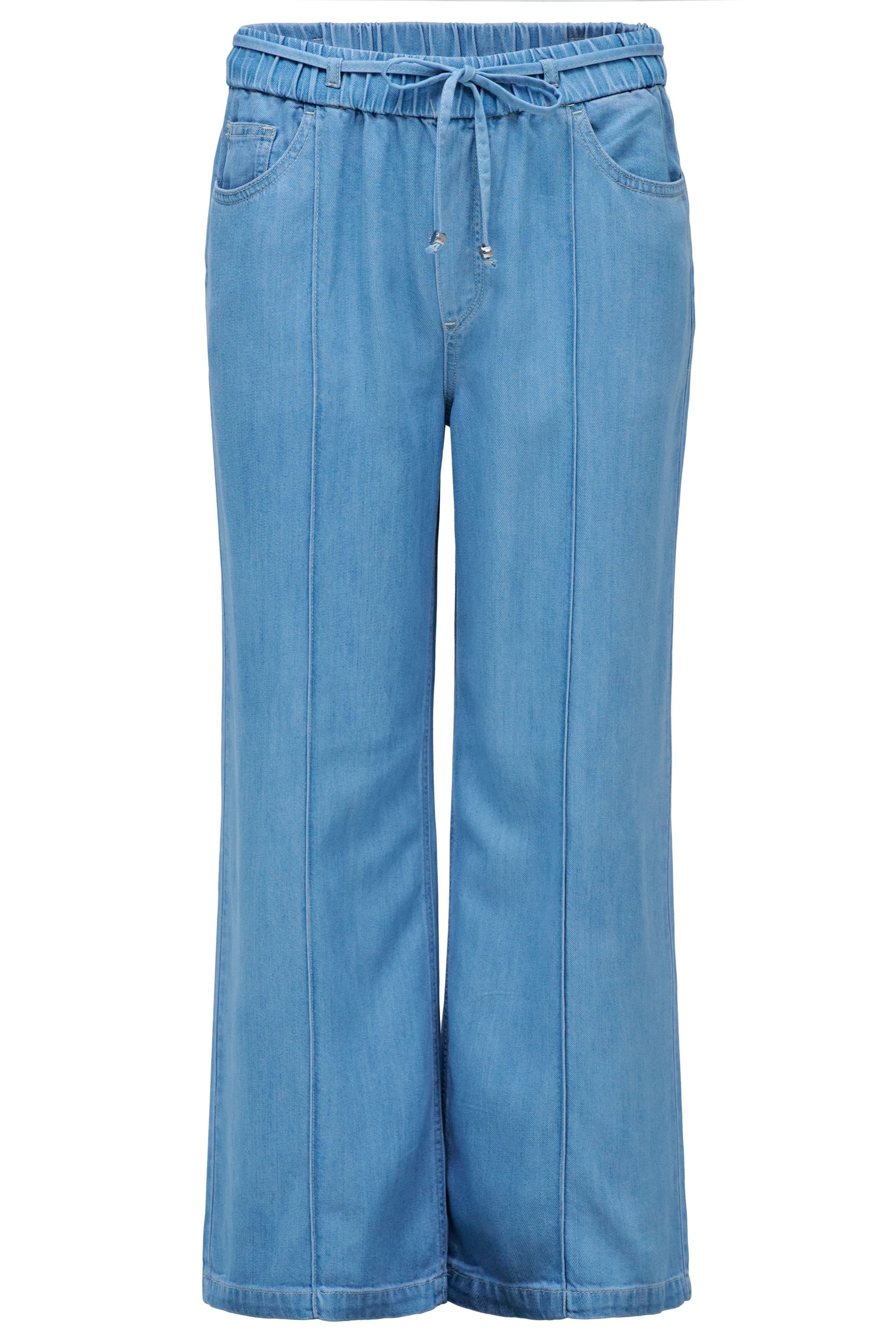 Salsa Jeans Regular Chino in Blauw: voorkant