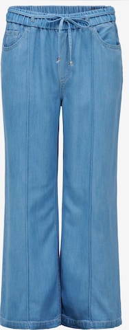 Regular Pantalon chino Salsa Jeans en bleu : devant