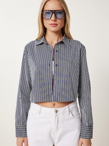 Happiness İstanbul Μπλούζα σε μπλε: μπροστά