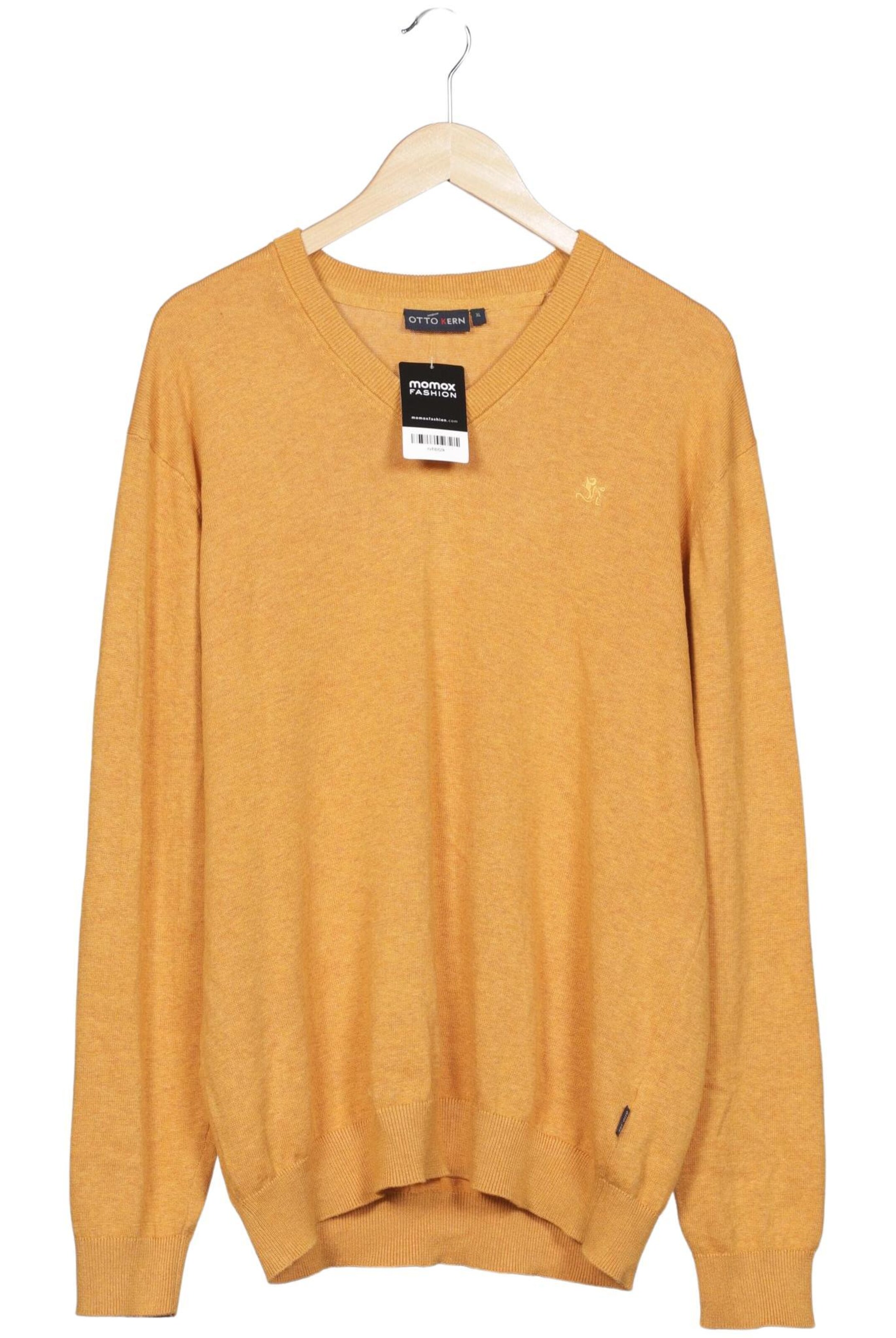 OTTO KERN Sweater & Cardigan in XL in Yellow: front