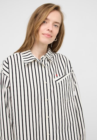 MUSTANG Bluse in Weiß