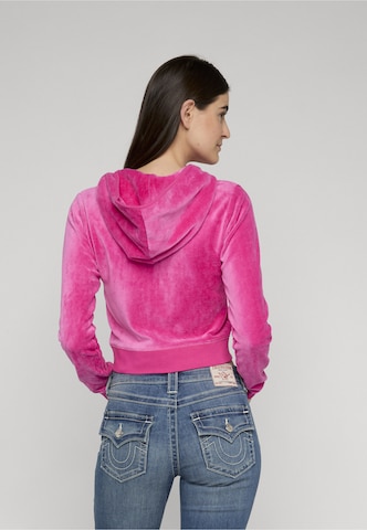 Juicy Couture - Sudadera con cremallera 'ROBYN' en rosa