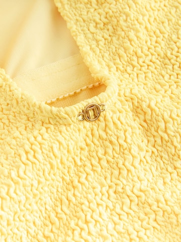 Next Bandeau Swimsuit in Yellow