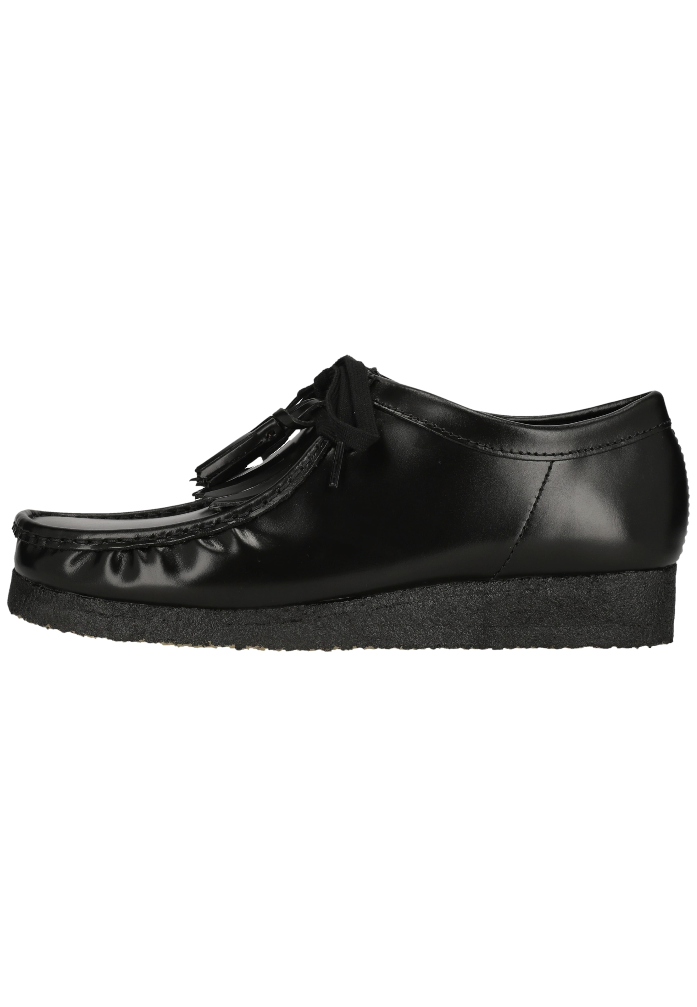 CLARKS Lace-up shoe 'Wallabee' in Black