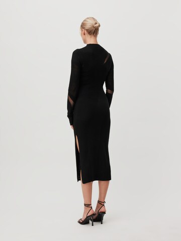 LeGer by Lena Gercke Трикотажное платье 'Lenio' в Черный