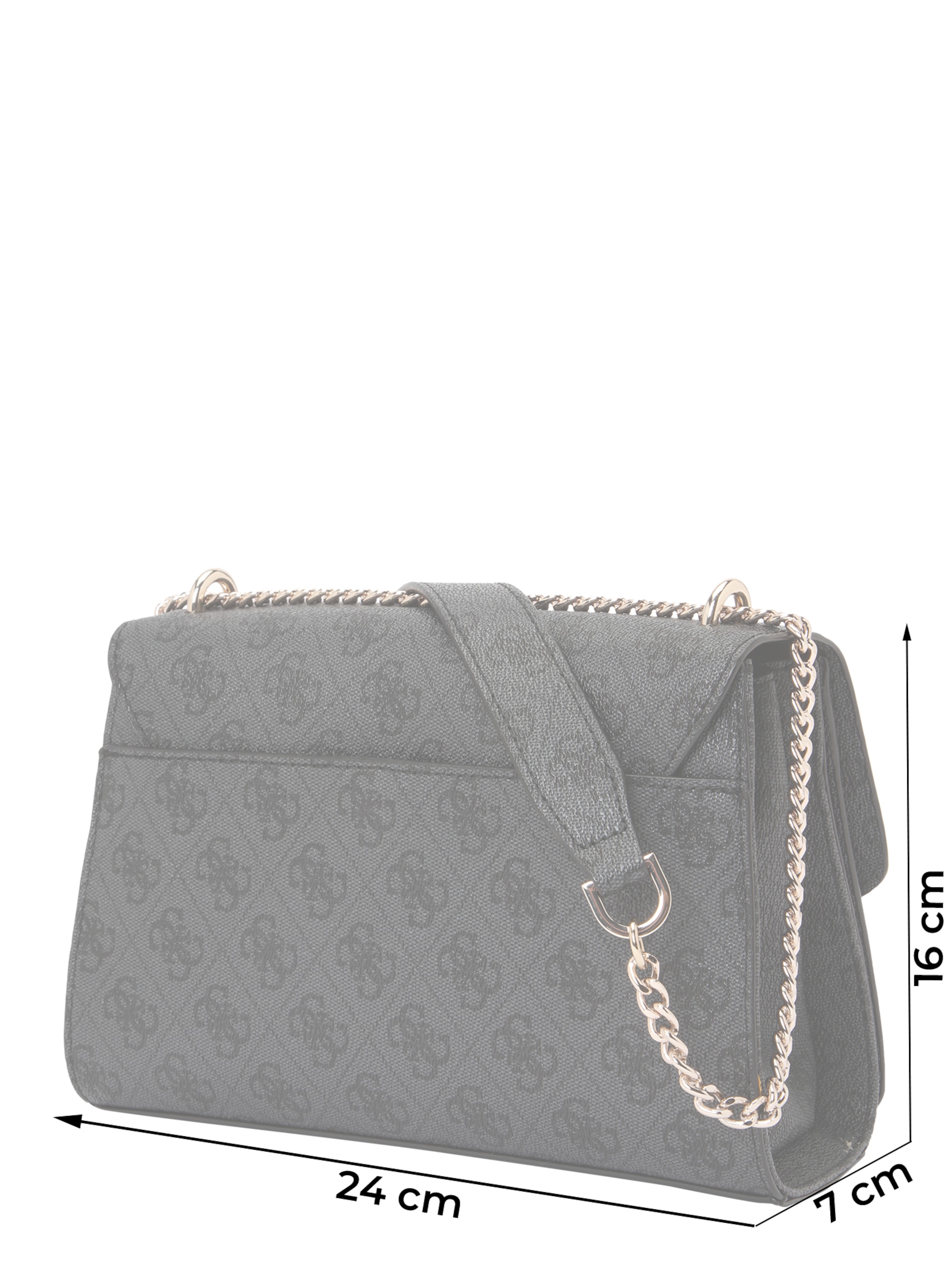 GUESS Torba za čez ramo 'CALISTA CONVERTIBLE XBODY FLAP' | siva barva