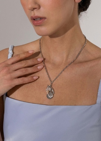 PURELEI - Cadena 'Ocean Crush' en plata