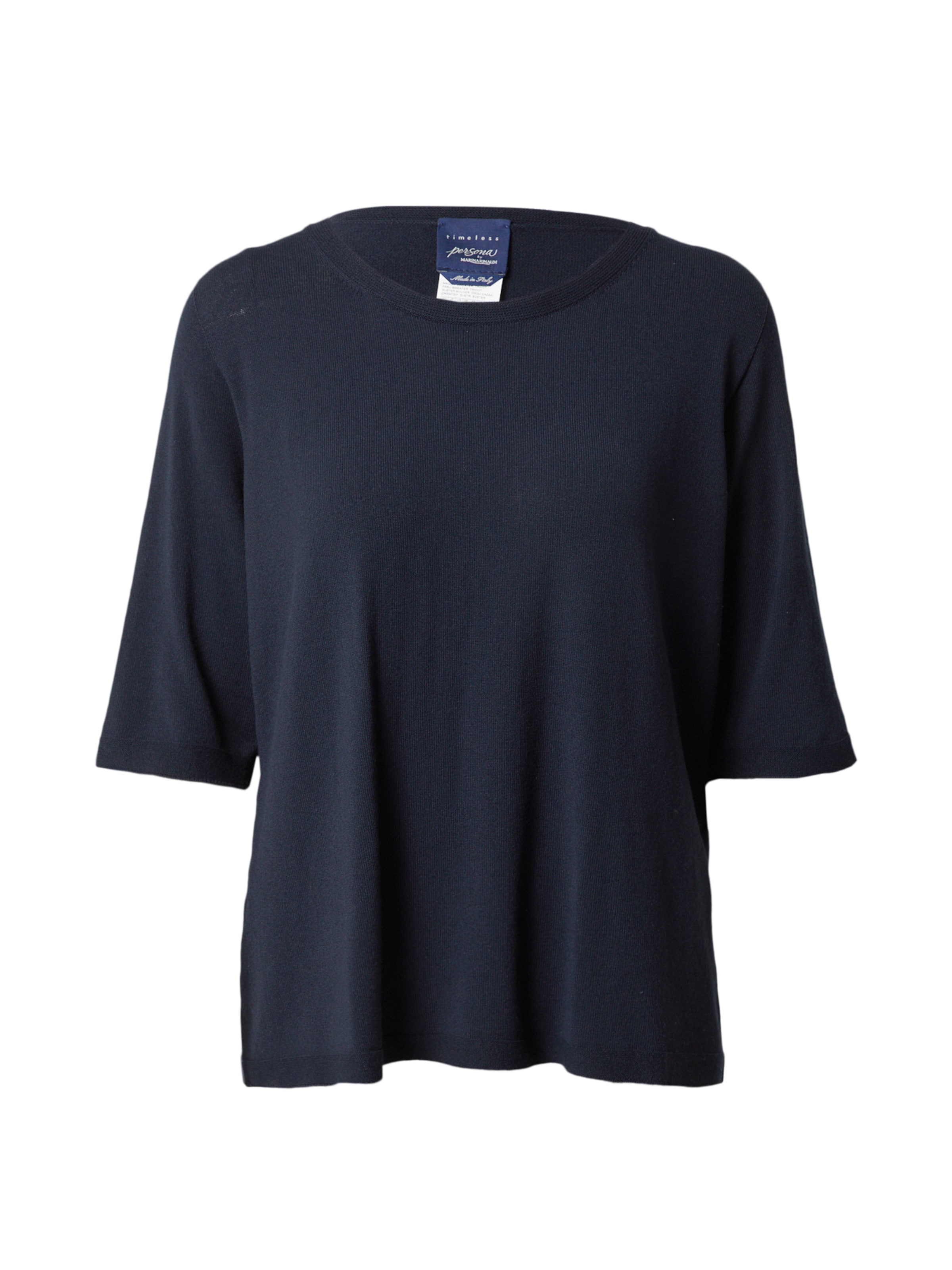 Pulover 'AVORIO' de la Persona by Marina Rinaldi pe albastru: față