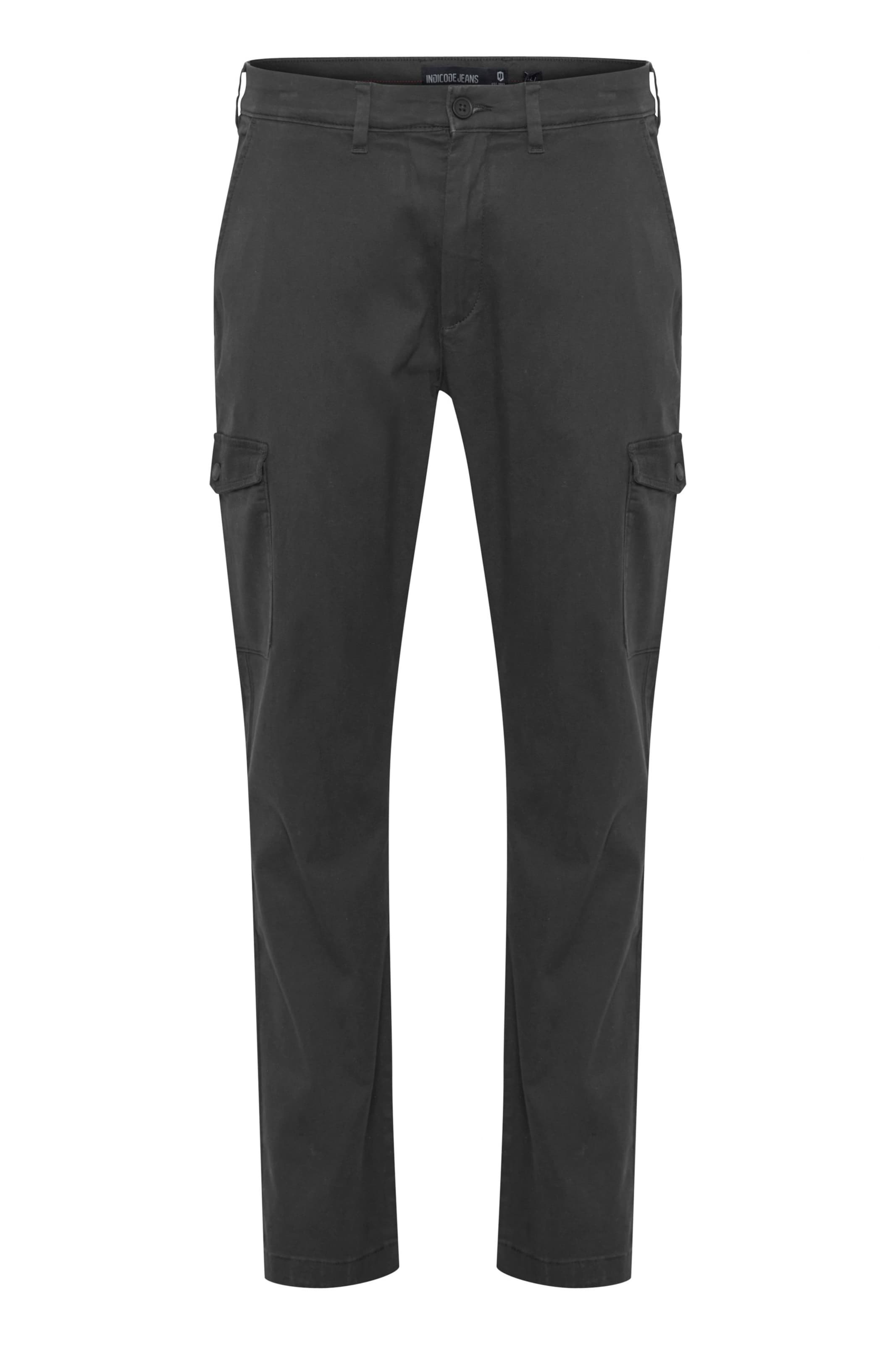 INDICODE JEANS Regular Hose 'Beef' in Grau: Vorderseite