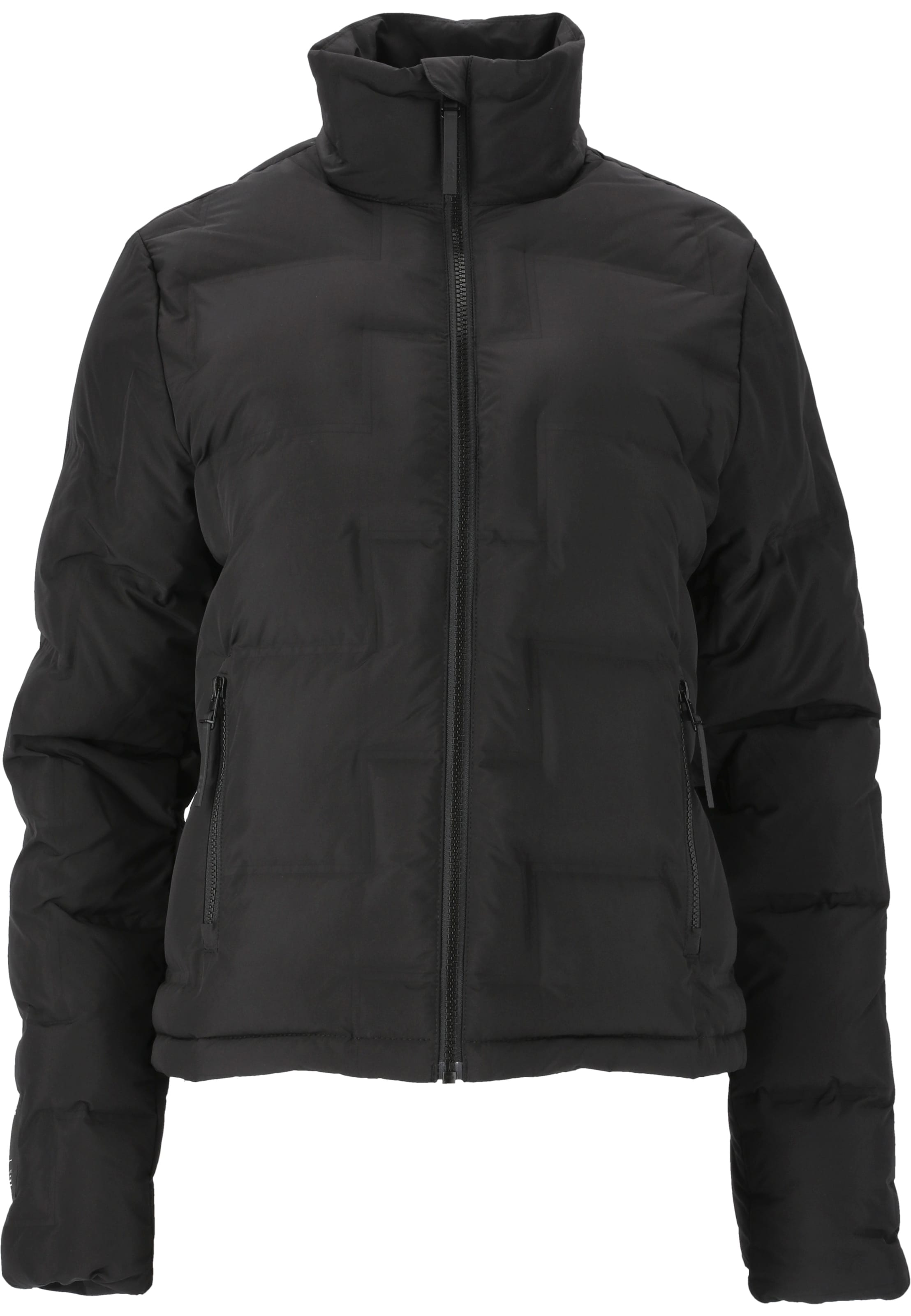 SOS Outdoorjacke 'Alagna' in Schwarz: Vorderseite