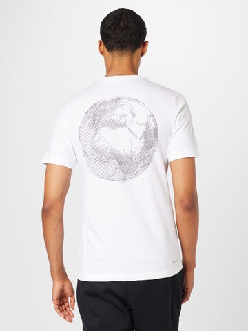 T-Shirt fonctionnel Jordan en blanc