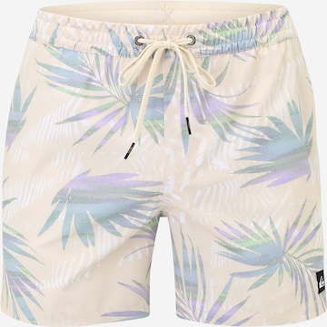 QUIKSILVER Badshorts 'VOLLEY' i vit: framsida