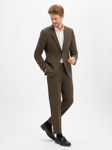 BENVENUTO Slim fit Suit Jacket 'Salvi' in Green