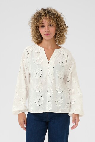Chemisier 'CRDelia' Cream en blanc : devant