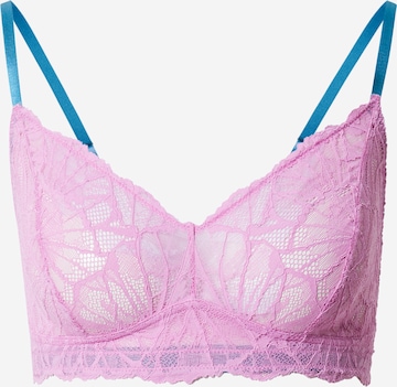 Dora Larsen Bralette Bra 'GRETA' in Purple: front