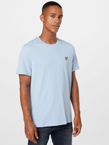 Tricou de la Lyle & Scott pe albastru: față