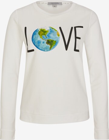 comma casual identity Sweatshirt in White: front
