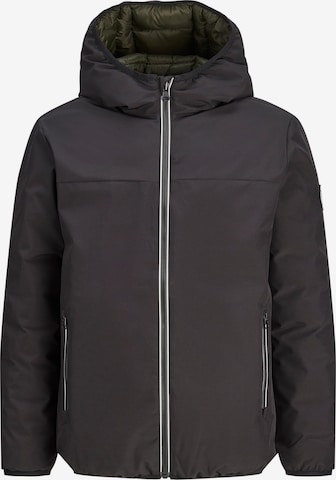Jack & Jones Junior Kurtka zimowa 'JJEBrooklyn' w kolorze czarny: przód
