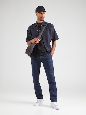 Coupe regular Chemise Karl Lagerfeld en noir