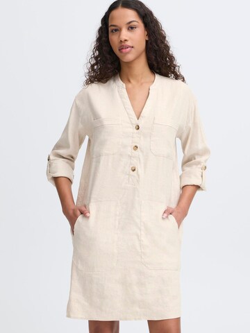 Abito camicia 'PZLuca' di PULZ Jeans in beige: frontale