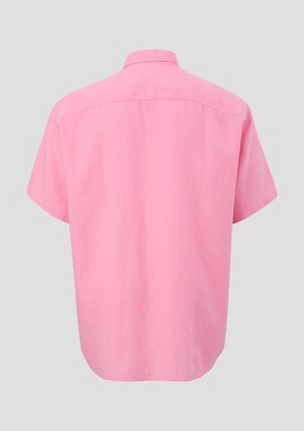s.Oliver Slim fit Overhemd in Roze: voorkant