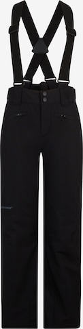 ZIENER Regular Workout Pants 'AXI-Z' in Black: front