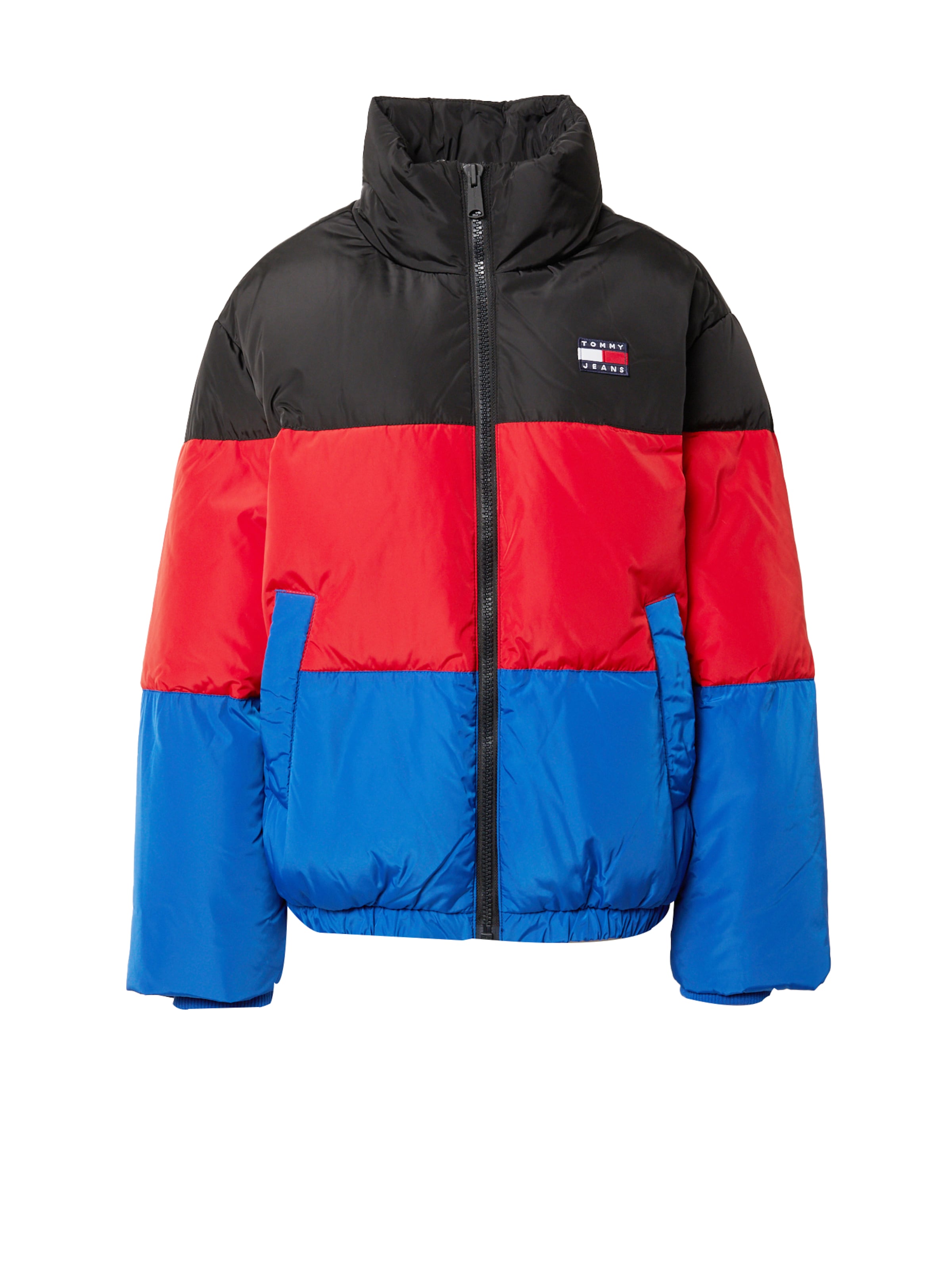 Tommy Jeans Zimní bunda – mix barev: přední strana