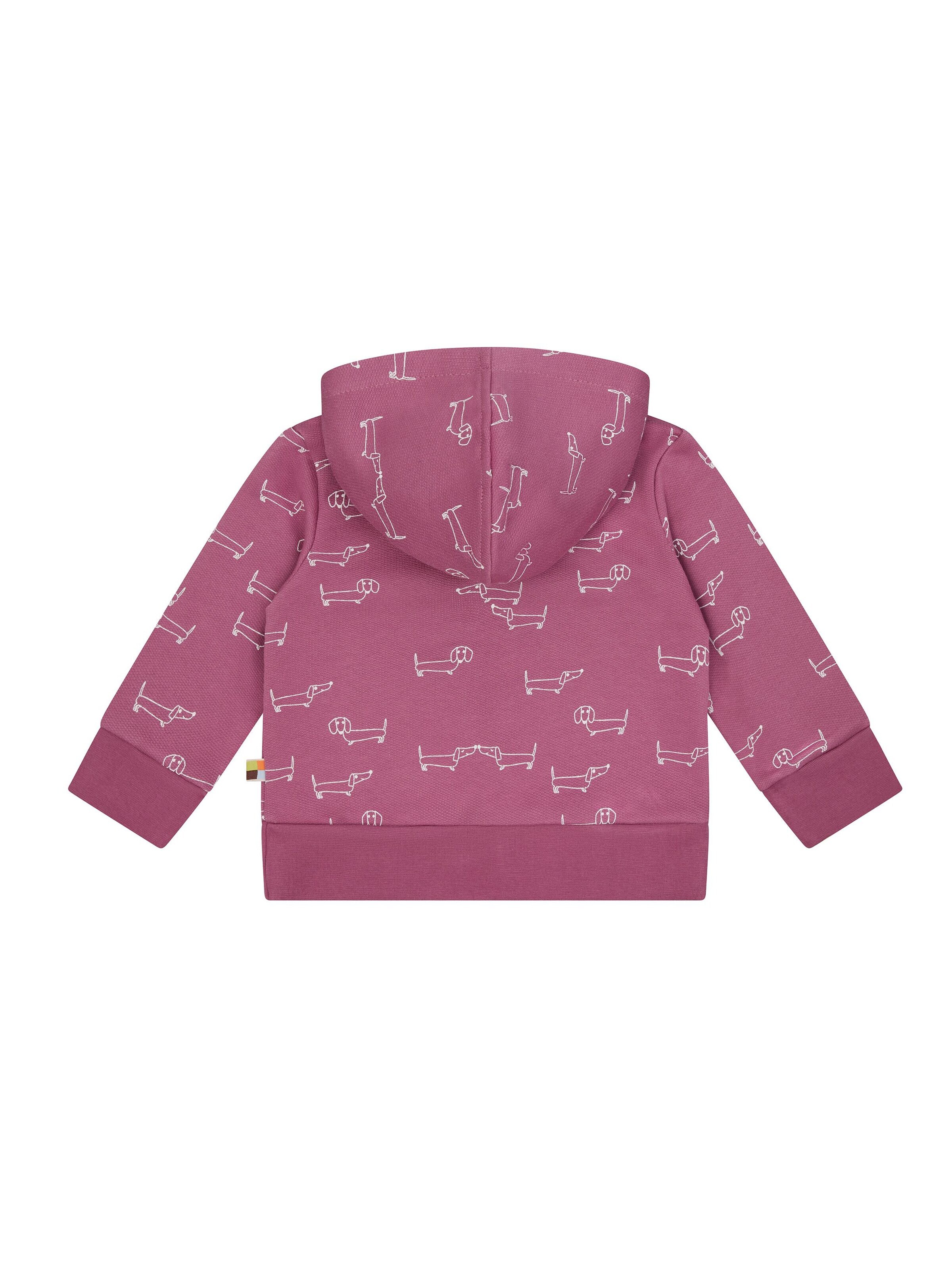 loud + proud Zip-Up Hoodie in Purple