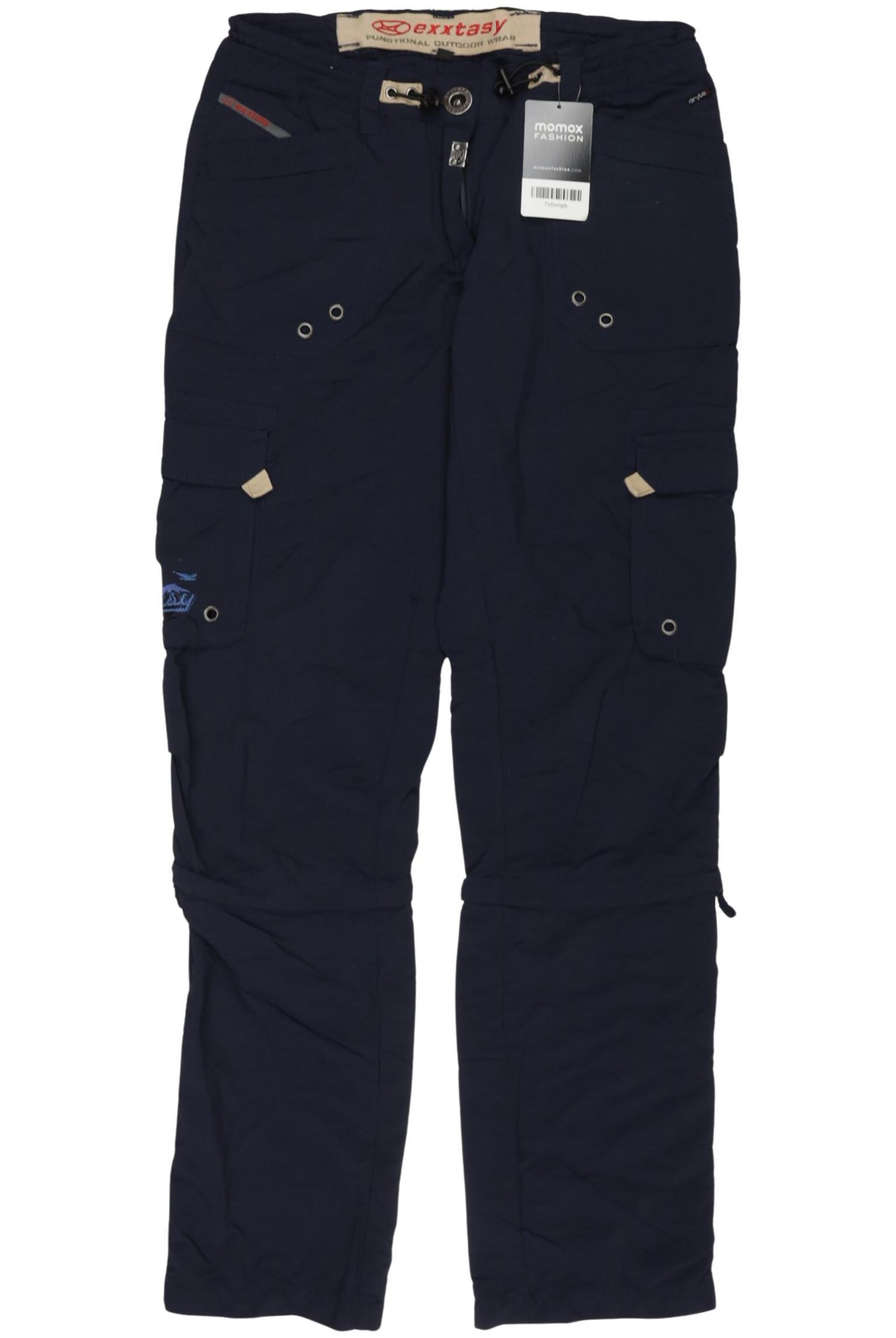 EXXTASY Pants in XS in Blue: front