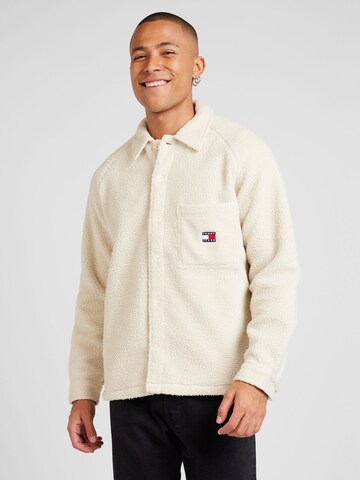 Tommy Jeans Tussenjas in Wit: voorkant