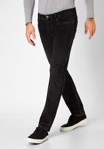 REDPOINT Slimfit Jeans 'Barrie' in Schwarz: predná strana