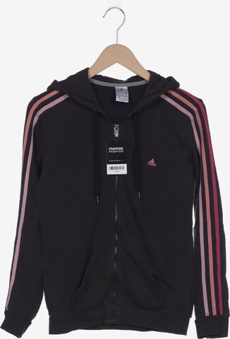 ADIDAS PERFORMANCE Sweatshirt & Zip-Up Hoodie in XS in Black: front