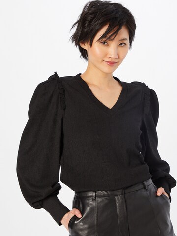 SISTERS POINT Blouse 'EINA' in Black: front