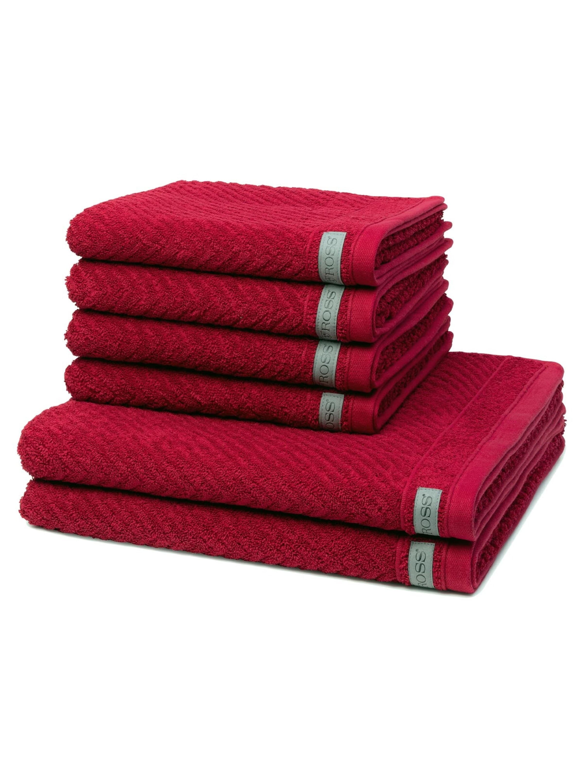 ROSS Towel 'Smart' in Red: front