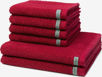 ROSS Towel 'Smart' in Red: front