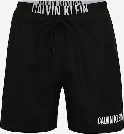 Calvin Klein Swimwear Badeshorts in schwarz / weiß, Produktansicht