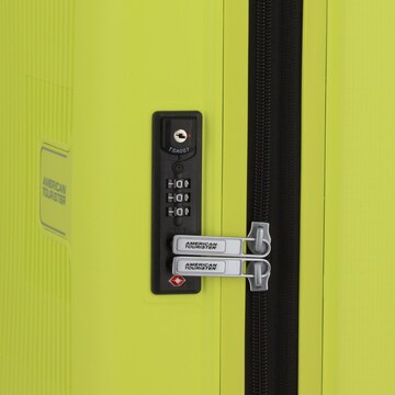 American Tourister Trolley 'AeroStep' in Groen